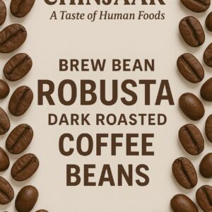 Brew Bean Robusta Dark Roasted Coffee Beans