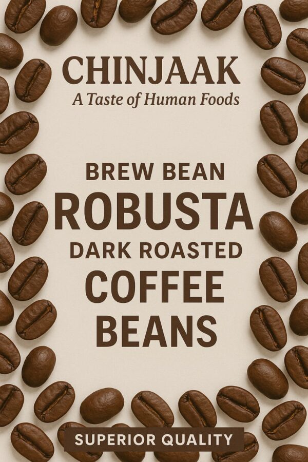 Brew Bean Robusta Dark Roasted Coffee Beans