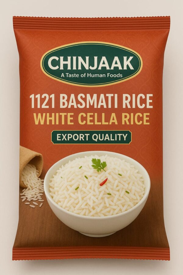 1121 Basmati Rice (White Sella Rice) 50kg/Bag