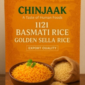 1121 Basmati Rice (Golden Sella Rice) 50kg/Bag