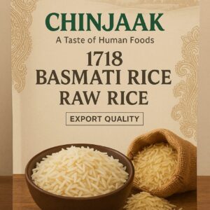 1718 Basmati Rice (Raw Rice) 50kg/Bag