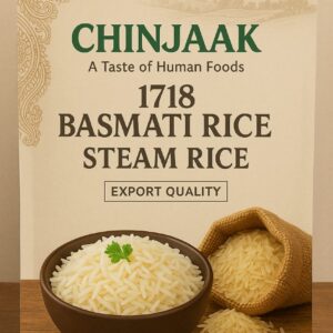 1718 Basmati Rice (Steam Rice) 50kg/Bag