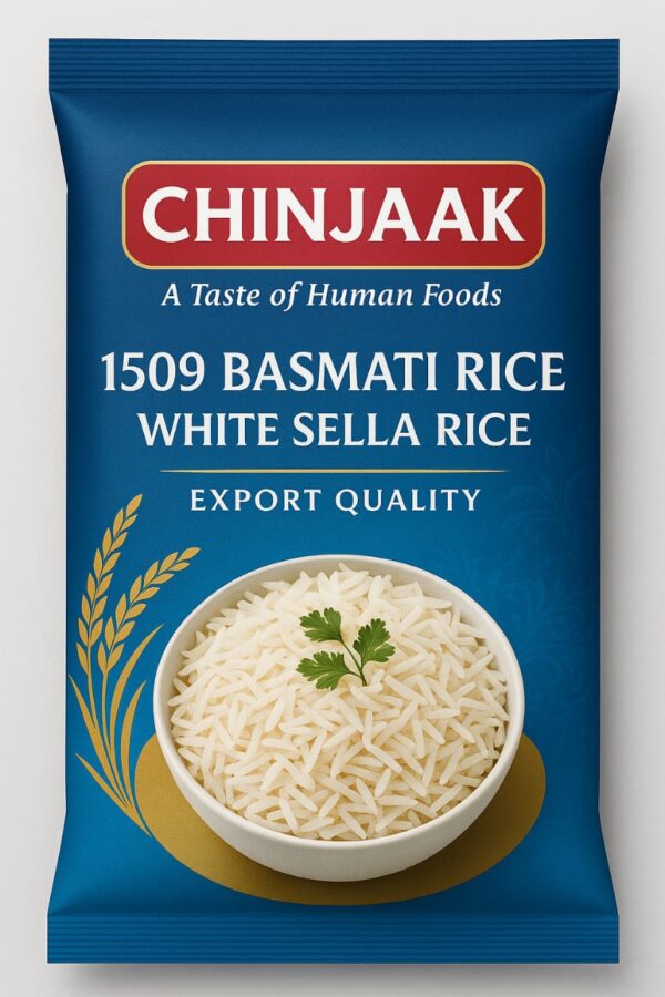 1509 Basmati Rice White Sella Rice 50kg/Bag