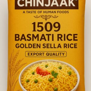 1509 Basmati Rice (Golden Sella Rice) 50kg/Bag