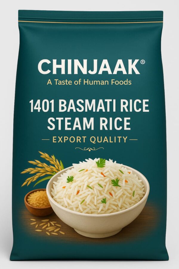 1401 Basmati Rice (Steam Rice) 50kg/Bag