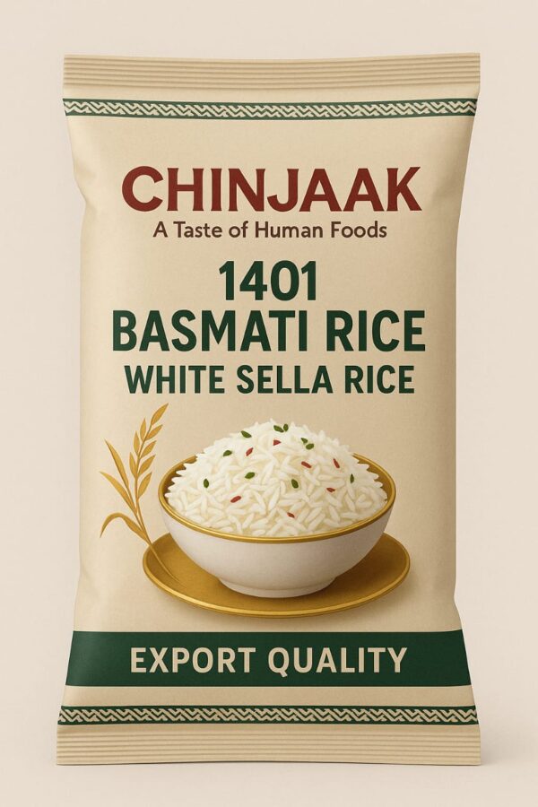 1401 Basmati Rice (White Sella Rice) 50kg/Bag