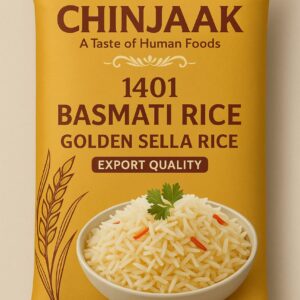 1401 Basmati Rice (Golden Sella Rice) 50kg/Bag