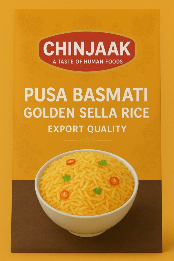 Pusa Basmati Rice (Golden Sella Rice) 50kg/Bag
