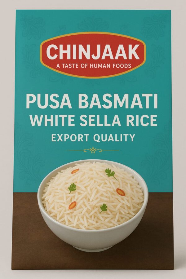 Pusa Basmati Rice (White Sella Rice) 50kg/Bag